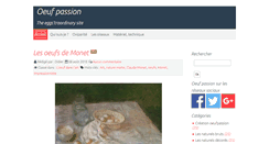 Desktop Screenshot of oeufpassion.com
